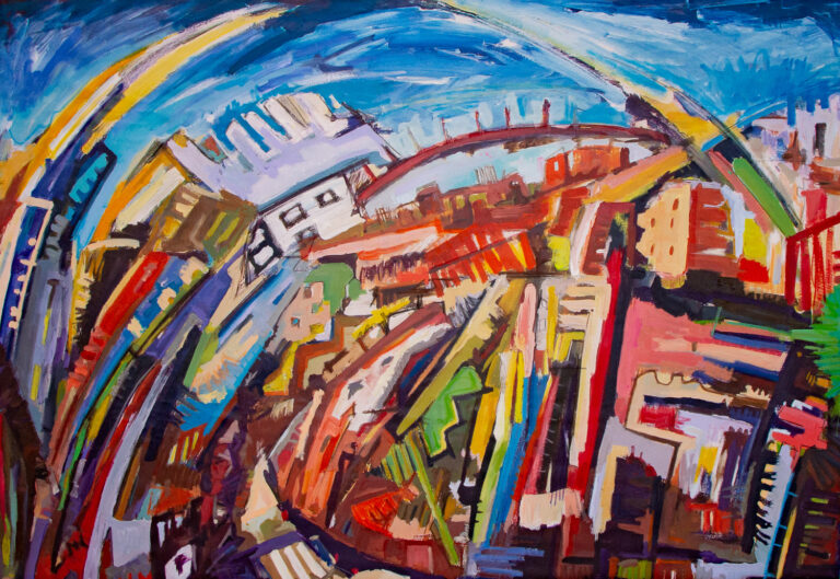 Ciudad en Movimiento Rasterizado Grande